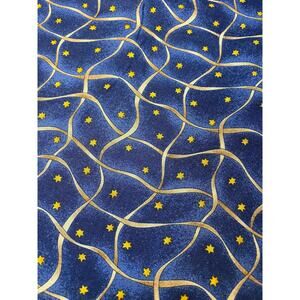 Mumms the Word DEBBIE MUMM Cotton Fabric BTHY Blue Ribbons Stars Starry Night